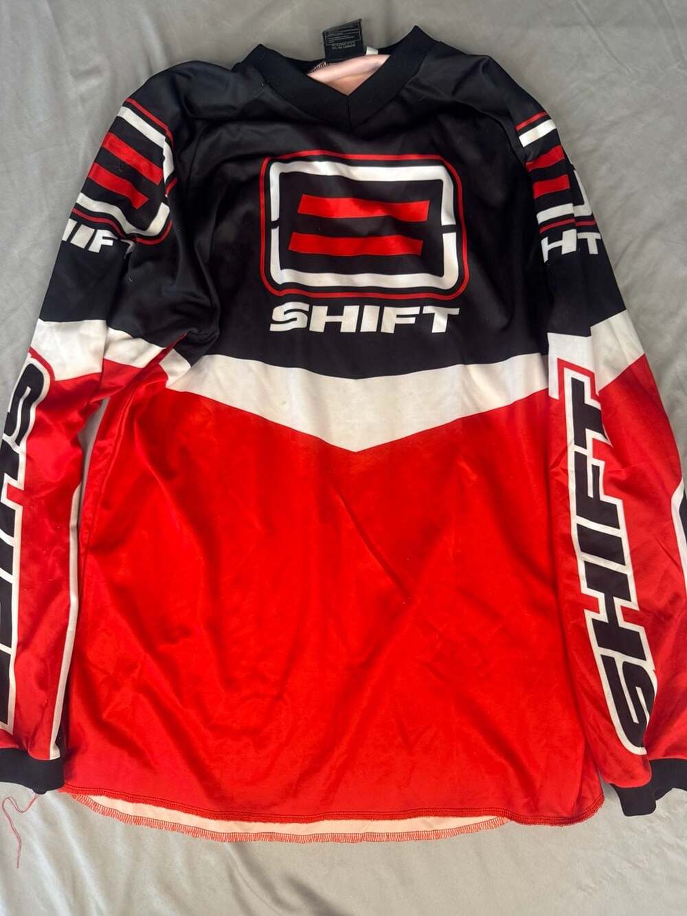Shift Racing Motocross Jersey Size M Black Red White Moto